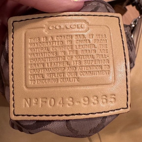 COACH Vintage 2004 Hobo Shoulder Bucket Bag Creed F043-9365 - Picture 2 of 10
